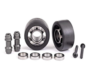 Traxxas 7775A Aluminum Wheelie Bar Wheels Grey Maxx Sledge X-Maxx XRT
