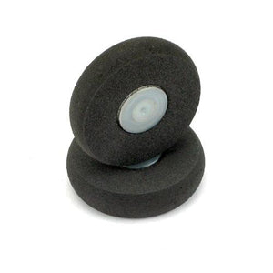 Dubro 125MW Mini Lite Airplane Wheels 1-1/4" foam pre-mounted (2)