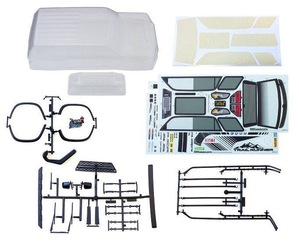 Associated 42241 Enduro Trailrunner Clear Body Set with Accessories