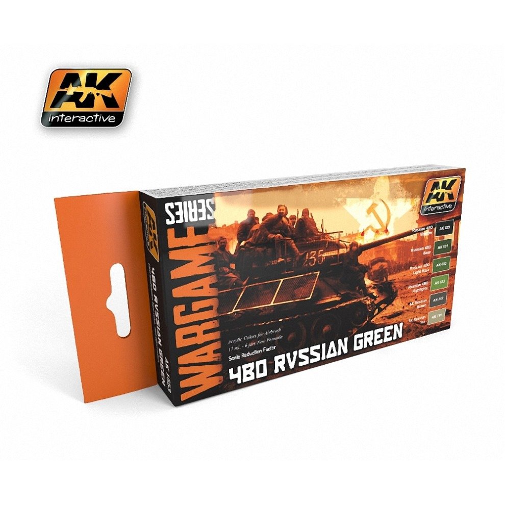 Little Shop of Magic AK Interactive: Russian Green Set — Miniatures