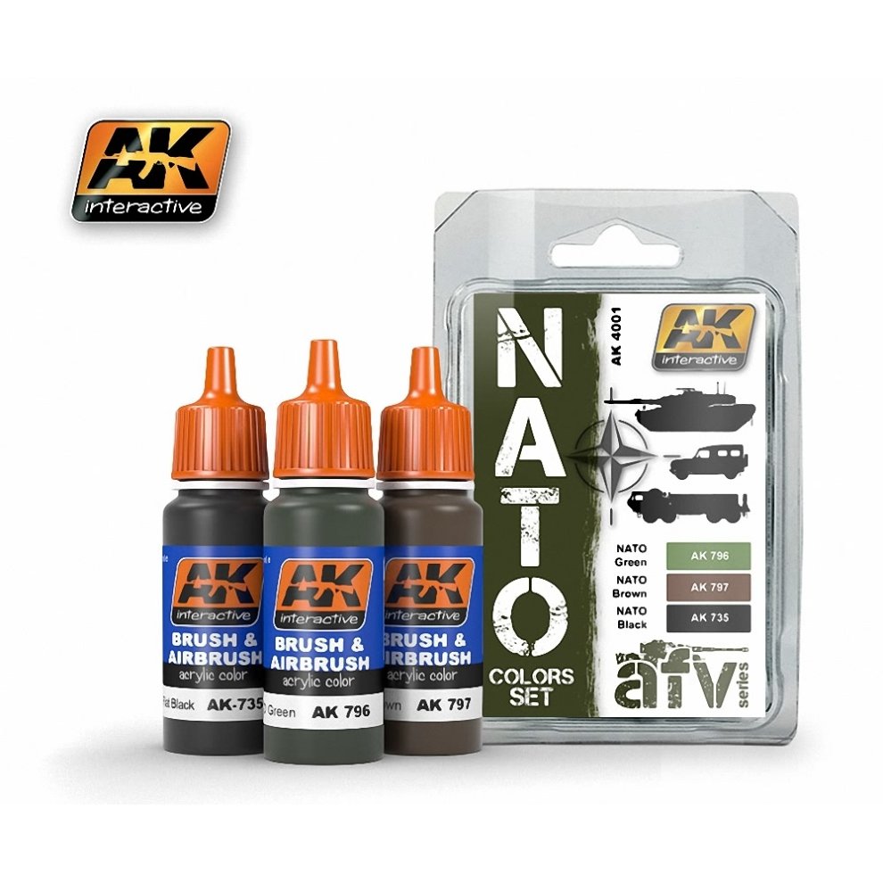 Little Shop of Magic AK Interactive: Nato Colors Set — Miniatures