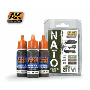 Little Shop of Magic AK Interactive: Nato Colors Set — Miniatures