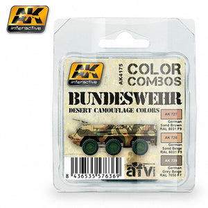 Little Shop of Magic AK Interactive: Bundeswehr Desert Camouflage Set — Miniatures