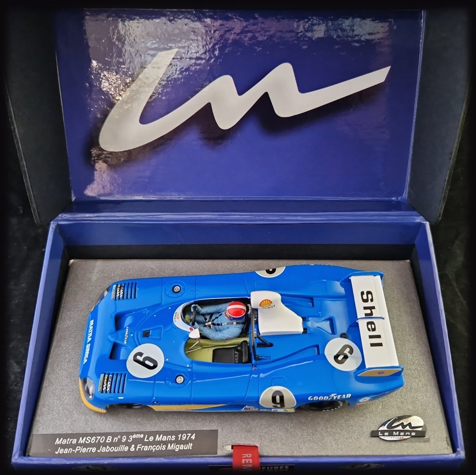 Le Mans Miniatures Matra MS670B #9 Le Mans 1974 3rd 1/32 Slot Car for slot.it