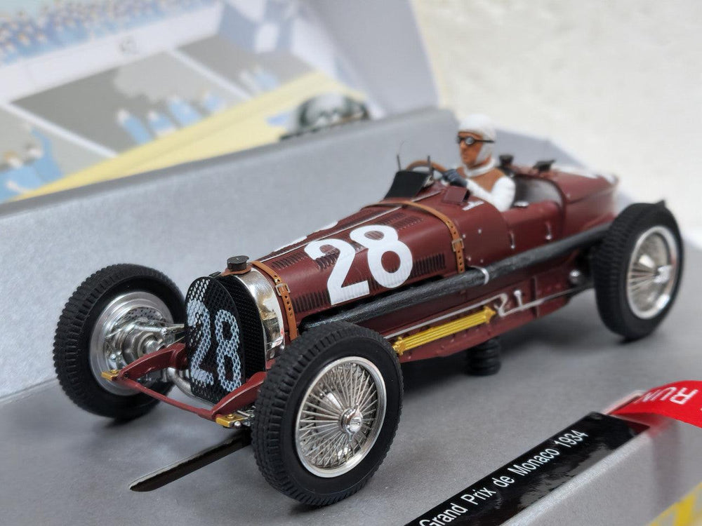 PowerHobby Le Mans Miniatures Bugatti Type 59 #28 Grand Prix 1934 1/32 Slot Car 132087/28M