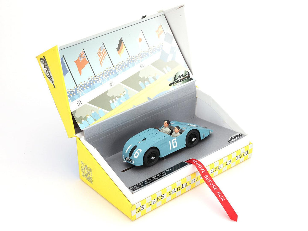PowerHobby Le Mans Miniatures Bugatti T32 #16 GP ACF Tours 1923 1/32 Slot Car 132109-16M
