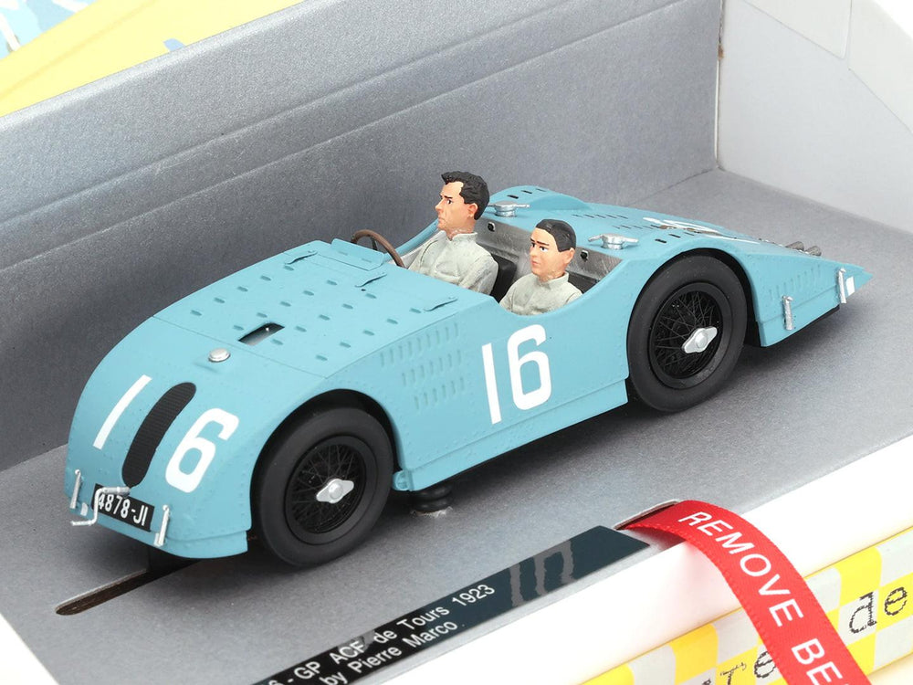 PowerHobby Le Mans Miniatures Bugatti T32 #16 GP ACF Tours 1923 1/32 Slot Car 132109-16M