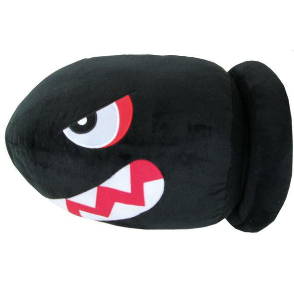 Little Shop of Magic Super Mario Brothers: Banzai Bill Pillow Cushion Plush (15") — Toys and Collectible