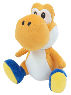 Little Shop of Magic Super Mario Brothers: Orange Yoshi Plush (7") — Toys and Collectible