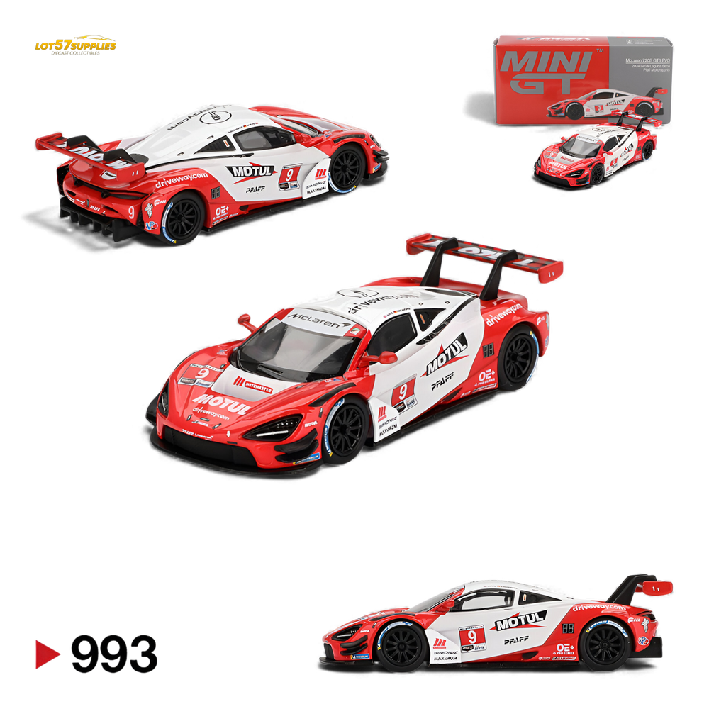(Pre-Order) Mini GT McLaren 720S GT3 Evo Pfaff 1:64