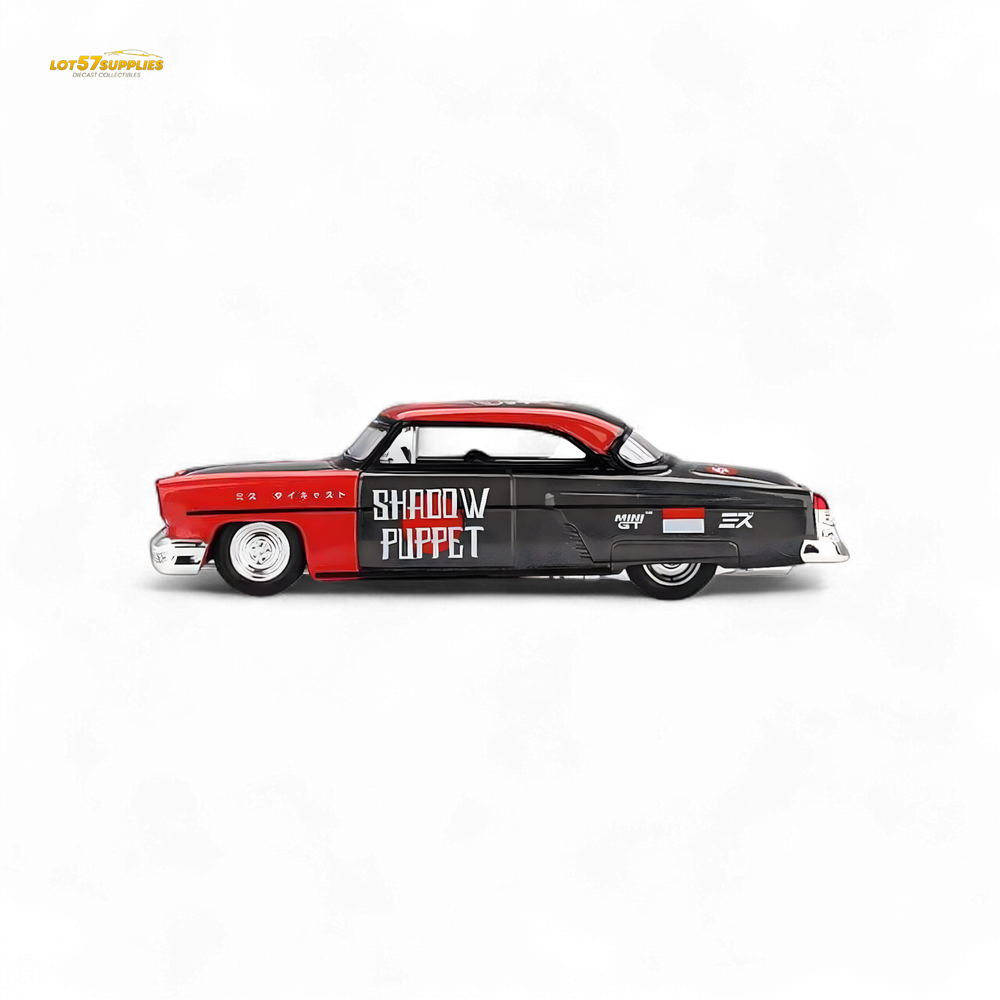 Mini-GT 1954 Lincoln Capri Hot Rod SHADOW PUPPET #874 1:64 MGT00874