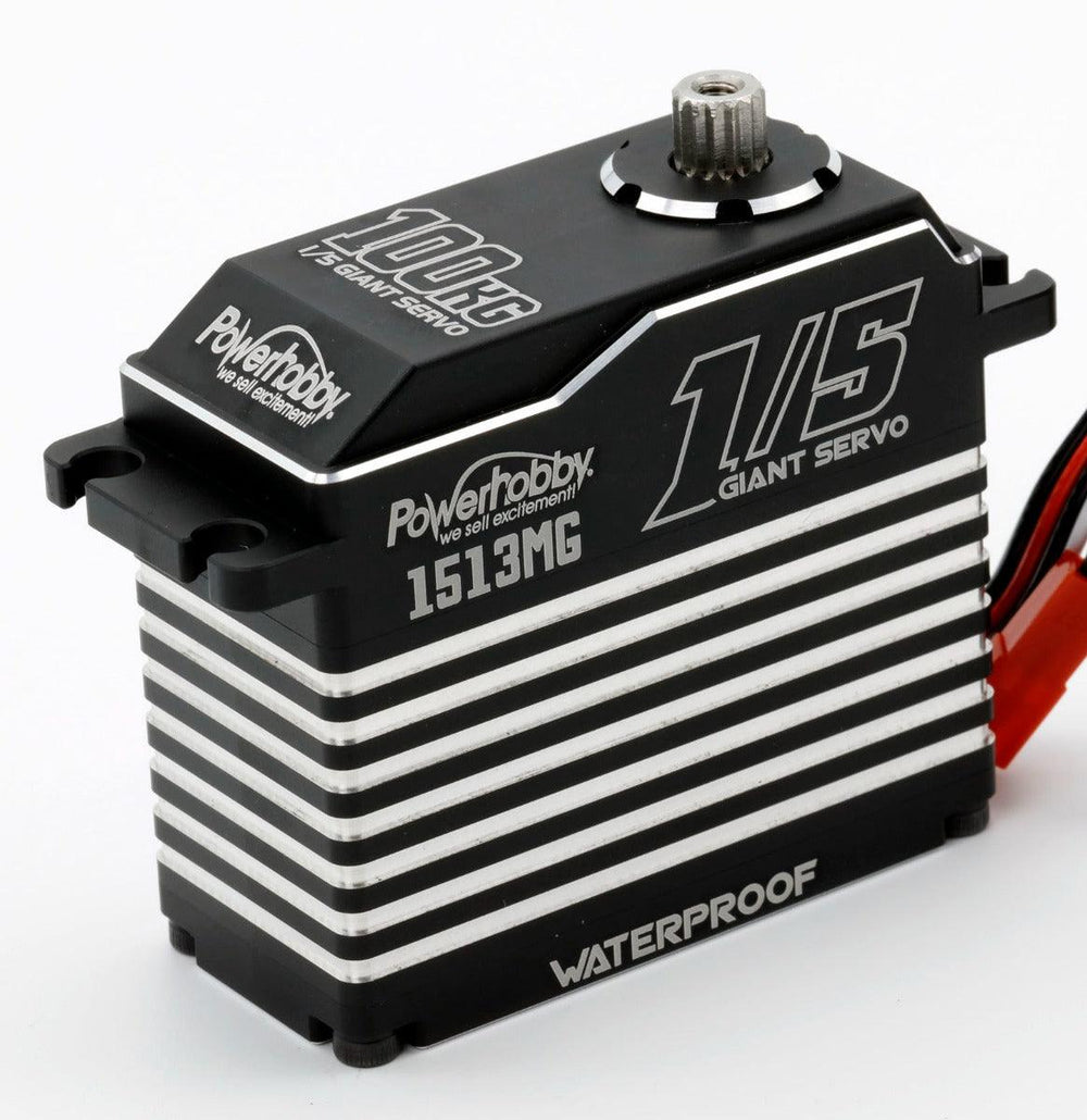Powerhobby 1513MG 1/5 Aluminum Waterproof High Torque Brushless Servo 3S / 4S