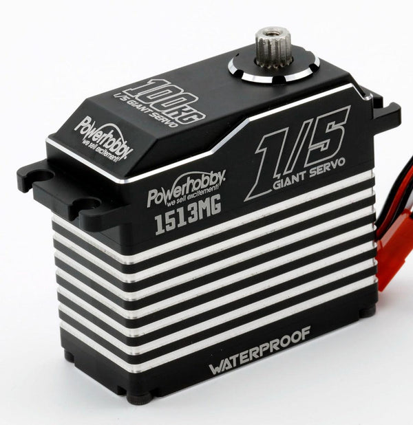 Powerhobby 1513MG 1/5 Aluminum Waterproof High Torque Brushless Servo 3S / 4S