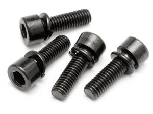HPI Racing 15447 Cap Hd Screw M5x16mm w/Spring Washer (4pcs)