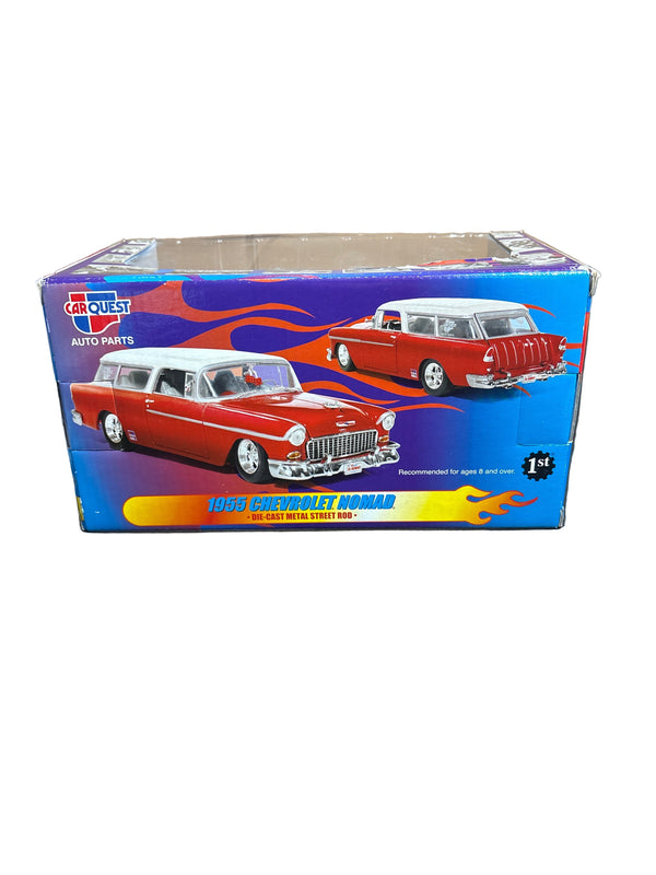 S and E Hobbies and Collectables 1st Gear 1955 Chevrolet Nomad Diecast red