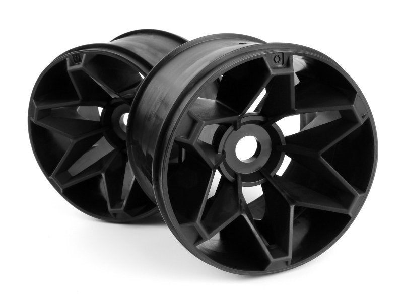 HPI HPI160147, 71mm Havok 3.8in Wheel (Black) (2)