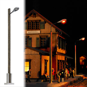 Busch 4134 HO Scale Wood-Mast Streetlight w/Yellow LED