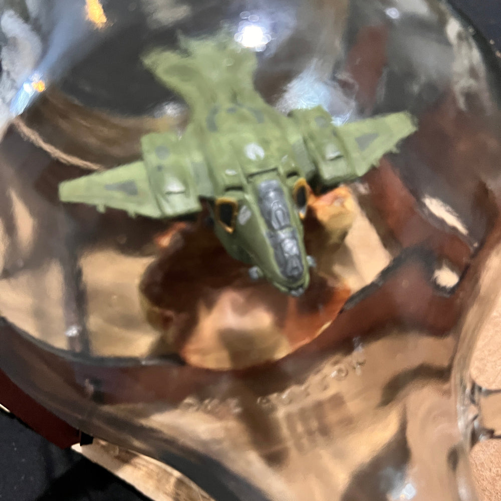 Halo Pelican Dropship Starship in a Bottle