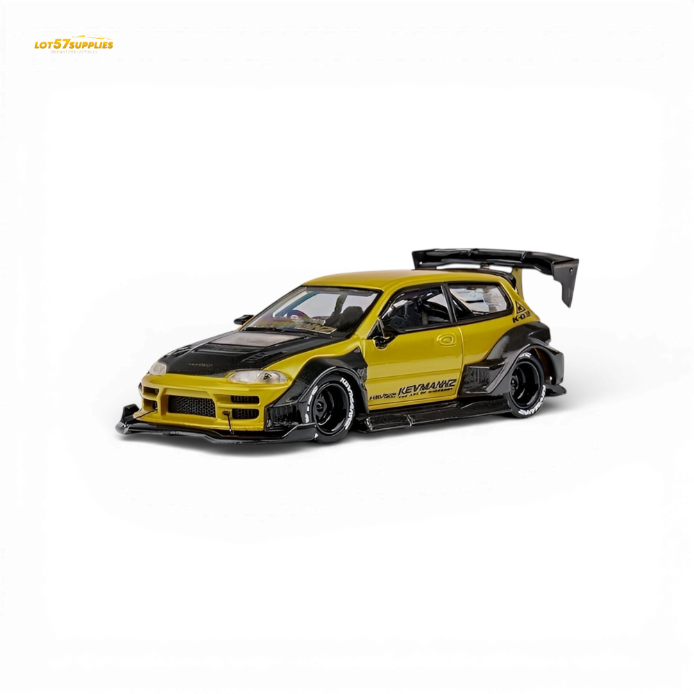 (Pre-Order) DCM Kevmannz Civic EG Ver.1 Gold Carbon Fiber 1:64