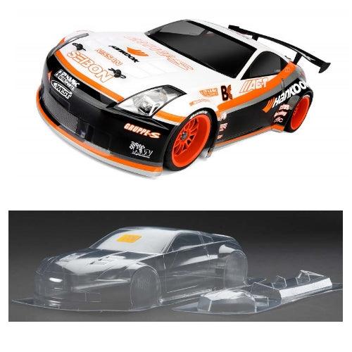 HPI Racing 103886 Nissan 350z Hankook Clear Body 200mm