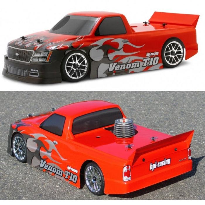 HPI Racing 17500 Venom T-10 Clear Body 200mm Sprint 2 Sport / Drift / Flux / E10