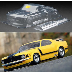 HPI 17546 1970 Ford Mustang Boss 302 Clear Body 200mm Sprint 2 / Nitro 3 / E10