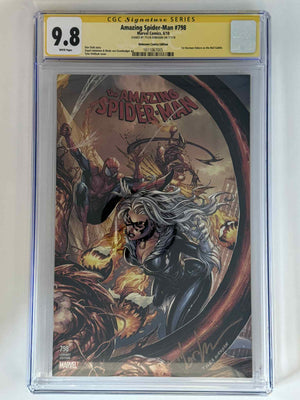 [Signed by Tyler Kirkham] Amazing Spider-Man #798 CGC 9.8 Yellow Label Exclusive Var