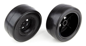 Associated 71072 DR10 Rear Wheels & Drag Slick Tires Mounted