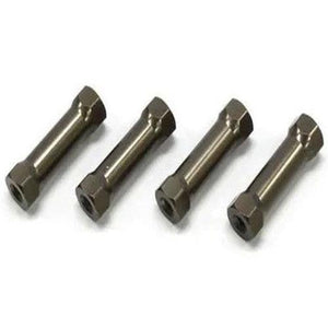 PowerHobby Kyosho IFW401C SP Aluminum Radio Post (Gunmetal/4pcs/MP9)