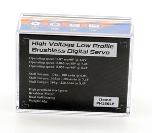 Powerhobby 180LP Low Profile High Speed Brushless Digital High Voltage Servo