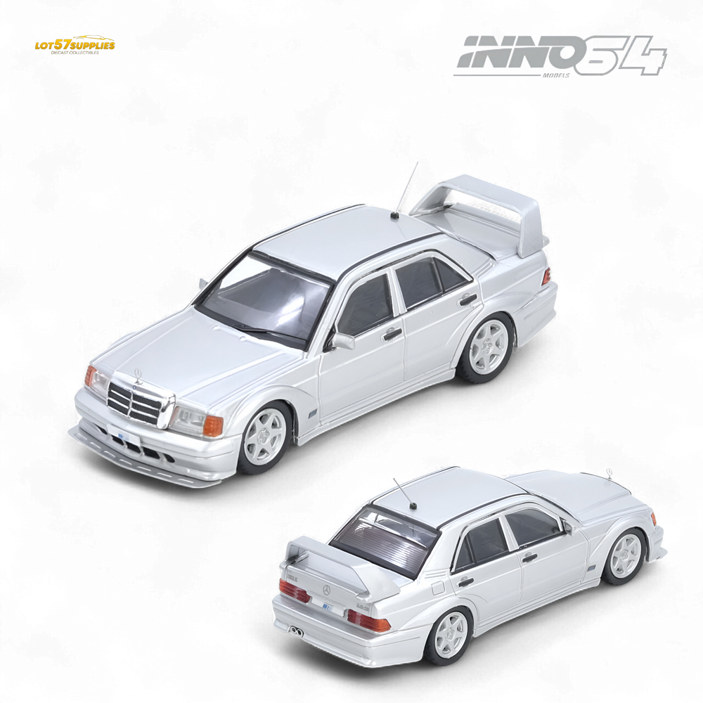 (Pre-Order) Inno64 Mercedes Benz 190E Silver 1:64