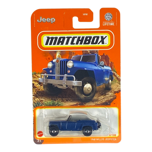 Blue Matchbox 1948 Willys Jeepster