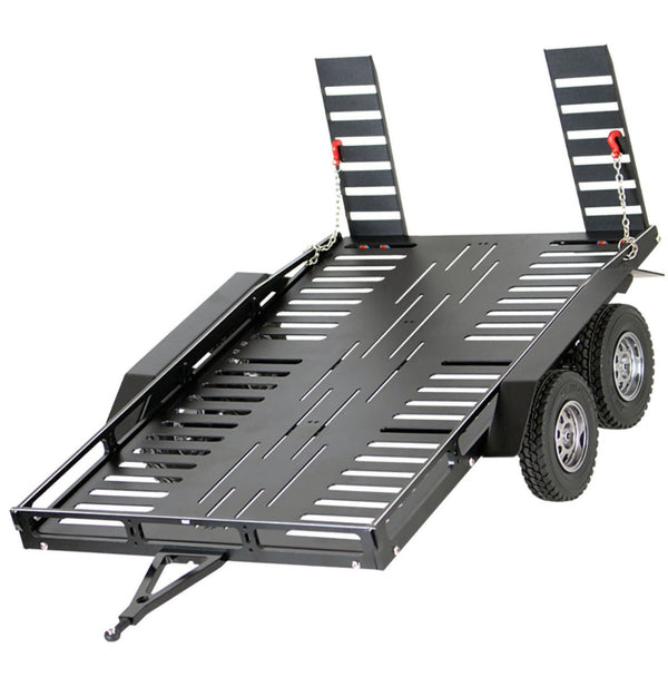 Powerhobby 1/10 CNC Machined Dual Axle Scale Truck Trailer Crawler Black