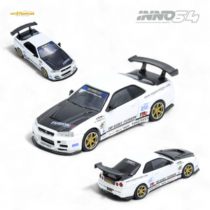 (Pre-Order) Inno64 Top Secret R34 GT-R White 1:64
