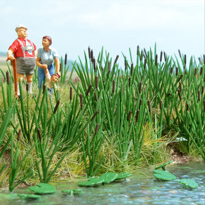 Busch 1256 HO Scale Cattails & Bull Rush Kit pkg(120)