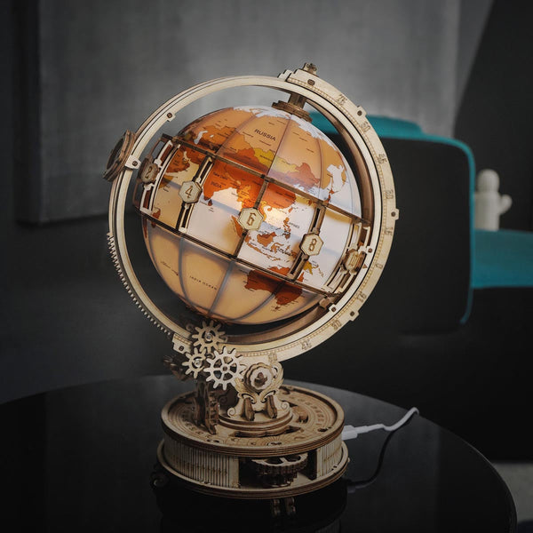 Robotime-ROKR Luminous Globe ST003 — Mechanical Puzzles
