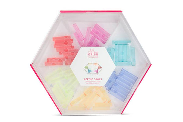 Little Shop of Magic Skyline Collection: Acrylic Chinese Checkers — Board Game