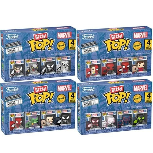 Funko Bitty Pop! Spider-Man Mini-Figure 4-Pack - Select Figure(s)