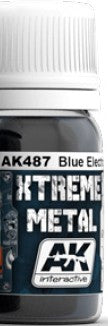 Black Forest® Hobby Supply Co AK Interactive 487 Xtreme Metal: Blue Electric Metallic Paint 30ml Bottle — Glues, Paints,