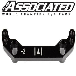 Associated 92257 RC10B74.1 Steering Rack, +3mm aluminum