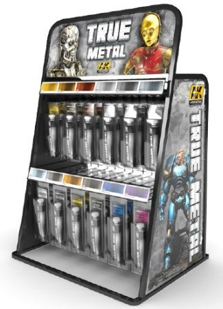 Black Forest® Hobby Supply Co AK Interactive 51008F True Metal Wax Paint Deal w/FREE Rack (6 each 12 colors) — Paints,