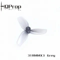 HQProp - Ultralight Whoop Prop 31MMX3 (1.2X1.1X3) (2CW+2CCW)-Poly Carbonate-1MM Shaft — 31mm x 1mm Propellers