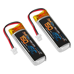 Powerhobby 1s 3.7V 150mah 45c Lipo Battery (2) : Balde 70 S / 70S BLH4210