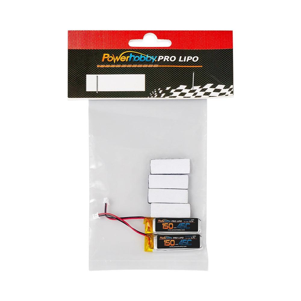 Powerhobby 1s 3.7V 150mah 45c Lipo Battery (2) : Balde 70 S / 70S BLH4210