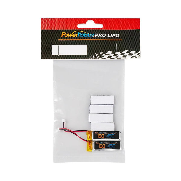 Powerhobby 1s 3.7V 150mah 45c Lipo Battery (2) : Balde 70 S / 70S BLH4210