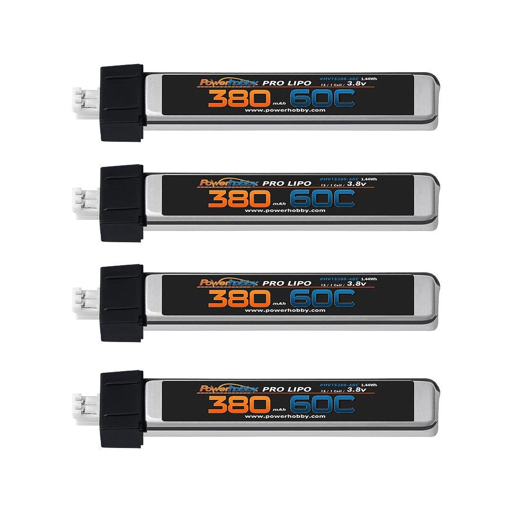 Powerhobby 1s 3.8V HV 380mah 60C Lipo Battery w Molex Plug (4)