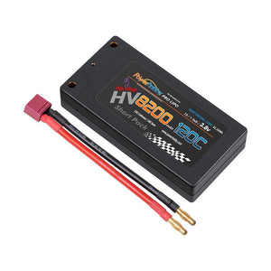 Powerhobby 1S 3.8V 8200MAH 120C HV + GRAPHENE Lipo Battery Hard Case SHORT