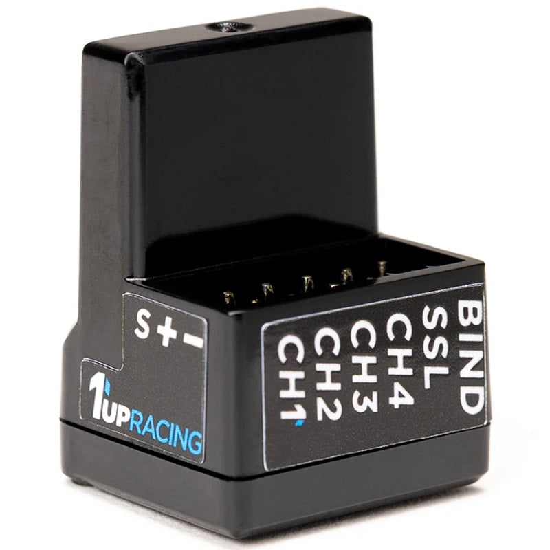 1UP Racing Pro-RX 2.4GHz Antenna-Free Receiver - Sanwa FH4 — R/C Accessories