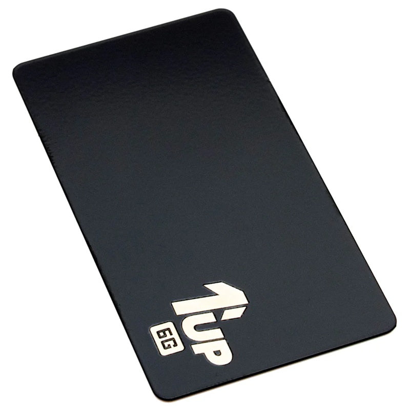 1UP Racing Blacked Out Weight Plate - 6g - Mini-B Battery & Universal — R/C Accessories