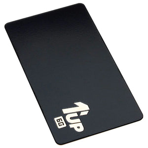 1UP Racing Blacked Out Weight Plate - 6g - Mini-B Battery & Universal — R/C Accessories